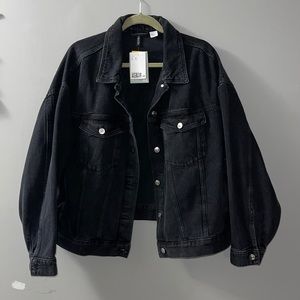 H&M Divided Black Jean Jacket